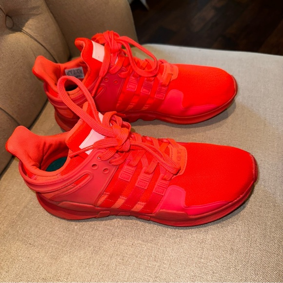 Adidas 2016 Equipment Support Turbo Pink Women Sneakers Size 8.5 Shoes BB2326 - Picture 3 of 15